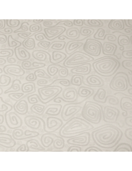 Bazin 100% coton - Tourbillon blanc optique