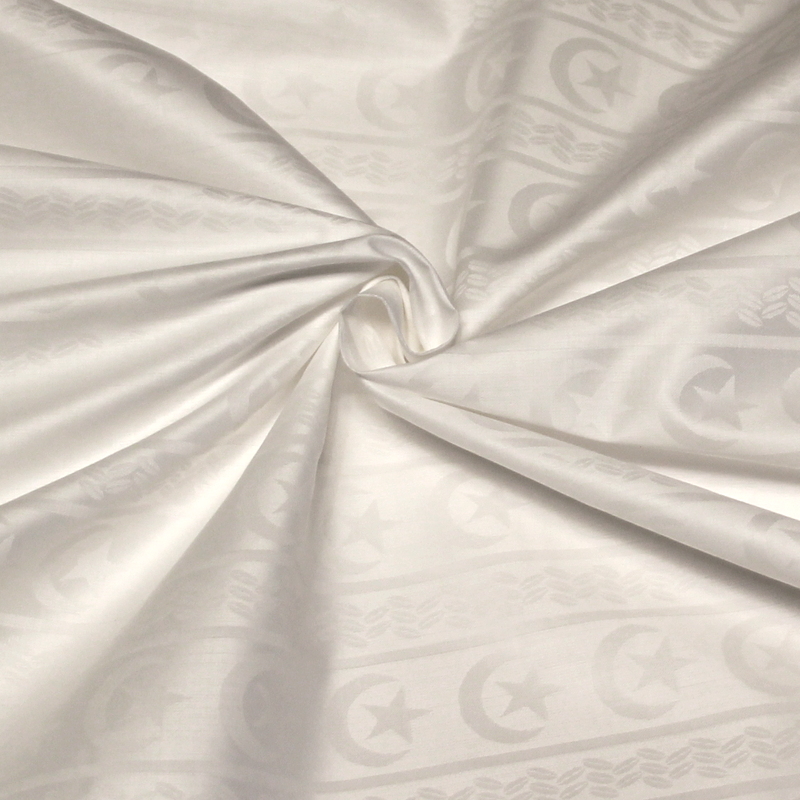 Bazin 100% coton - Croissant de lune & étoile