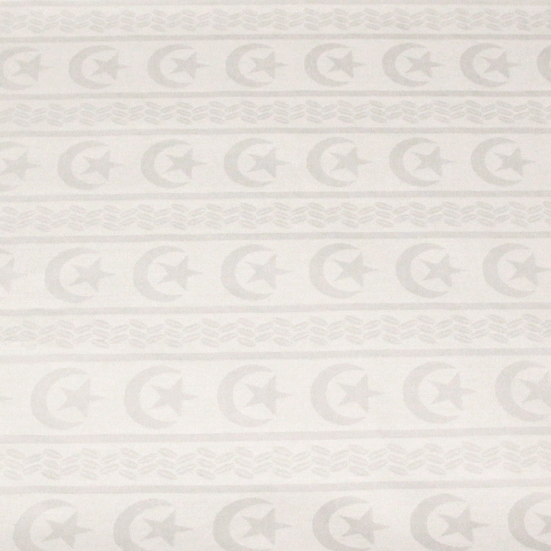 Bazin 100% coton - Croissant de lune & étoile