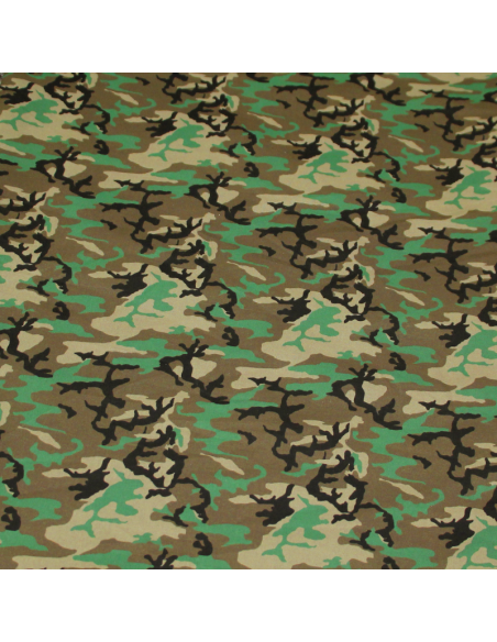Cretonne 100% coton - Camouflage