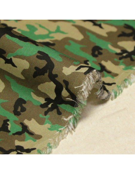 Cretonne 100% coton - Camouflage