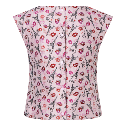 Patron Burda 5727 - Top ajusté à épaules tombantes 2