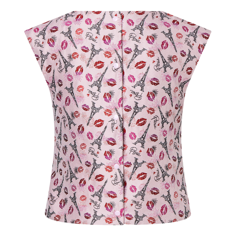 Patron Burda 5727 - Top ajusté à épaules tombantes