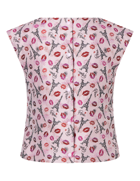 Patron Burda 5727 - Top ajusté à épaules tombantes