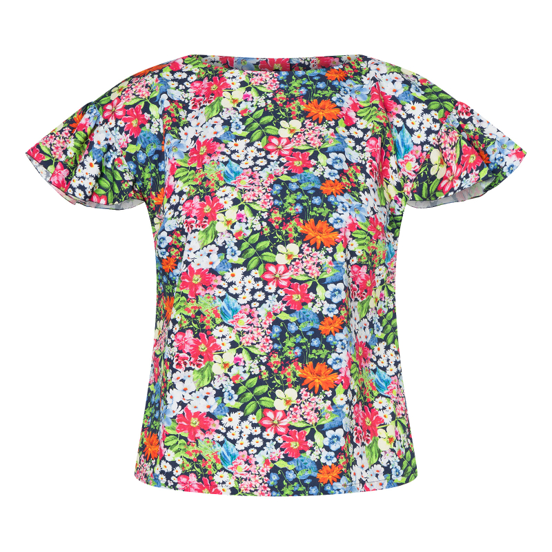 Patron Burda 5727 - Top ajusté à épaules tombantes