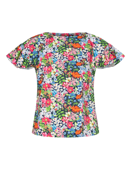 Patron Burda 5727 - Top ajusté à épaules tombantes