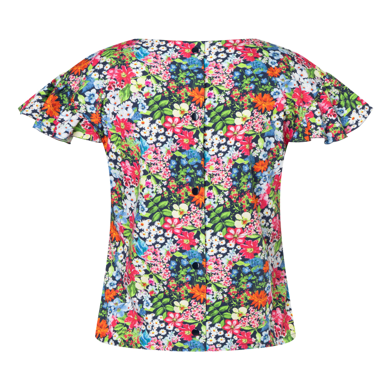 Patron Burda 5727 - Top ajusté à épaules tombantes