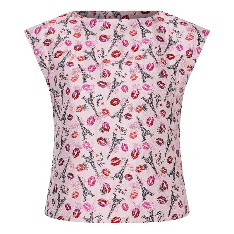 Patron Burda 5727 - Top ajusté à épaules tombantes