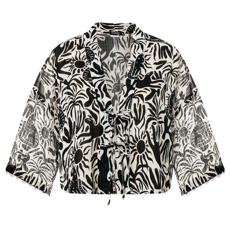 Patron Burda 5720 - Robe portefeuille élégante