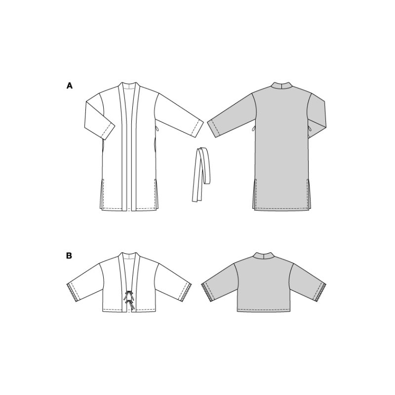 Patron Burda 5720 - Robe portefeuille élégante