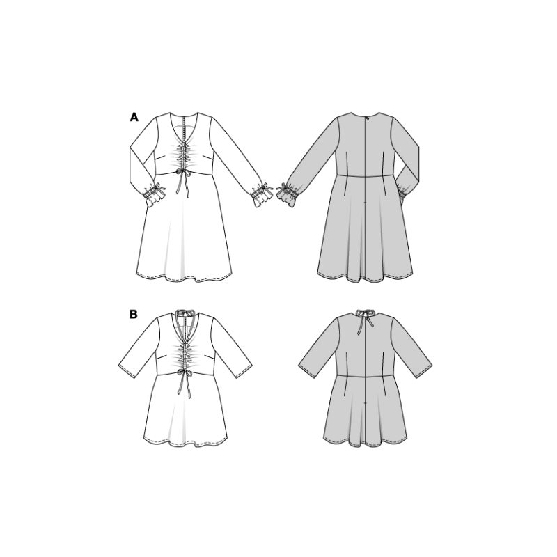 Patron Burda 5732 - Robe et blouse polyvalentes