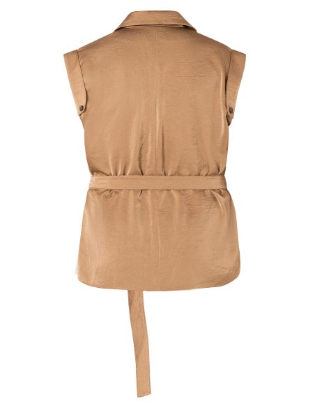 Patron Burda 5734 - Blouse façon gilet sans manches