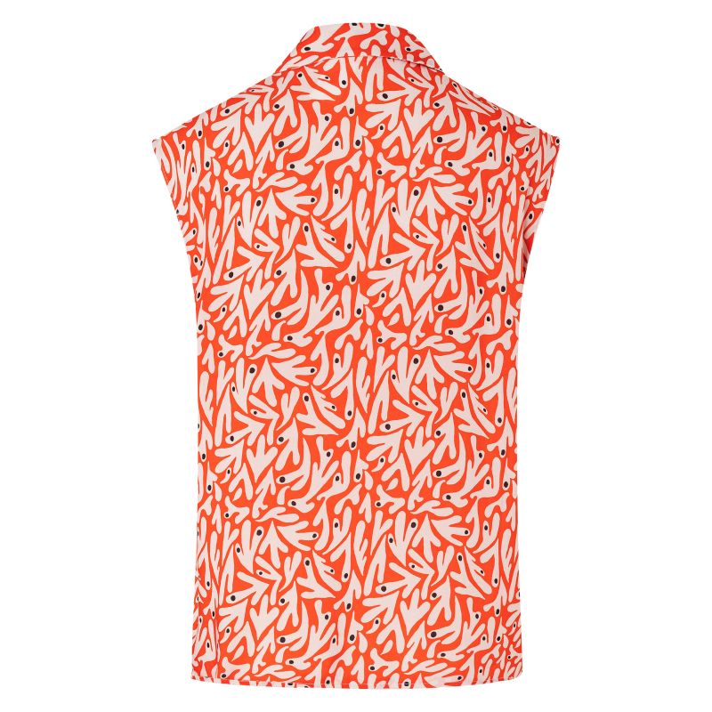 Patron Burda 5734 - Blouse façon gilet sans manches