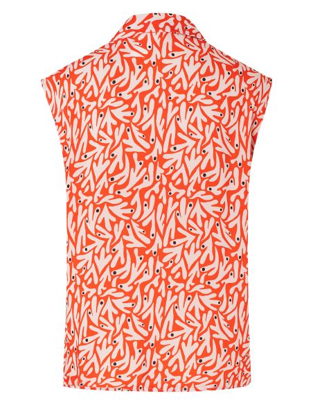 Patron Burda 5734 - Blouse façon gilet sans manches