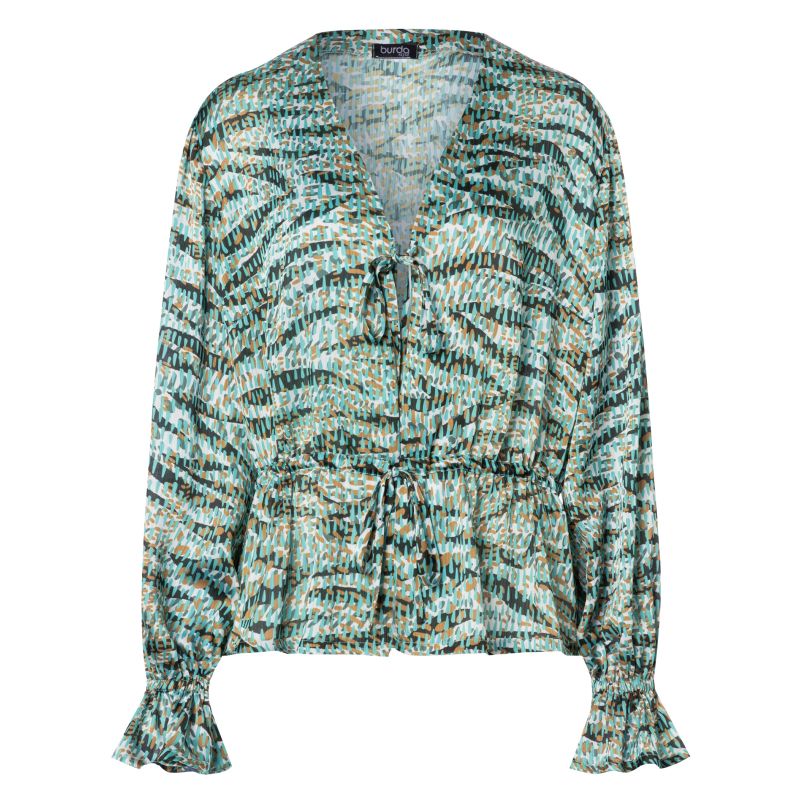 Patron Burda 5746 - Blouse féminine et décontractée