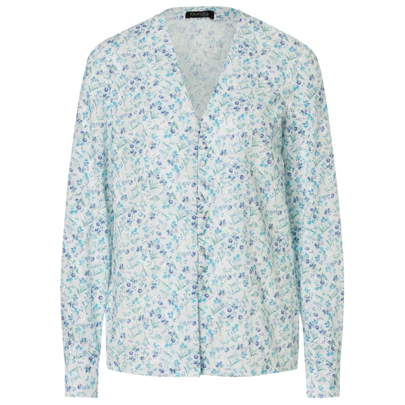 Patron Burda 5746 - Blouse féminine et décontractée