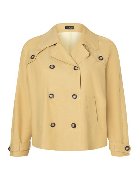 Patron Burda 5747 - Manteau et veste trench-coat pour silhouettes curvy
