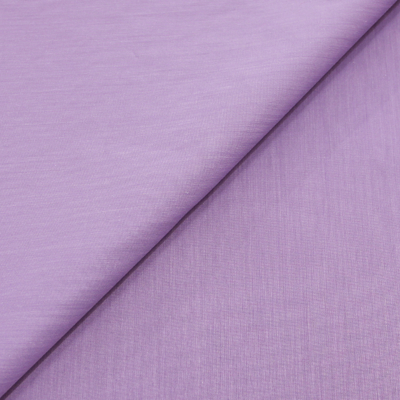Percale fil à fil coton et élasthanne - Violet