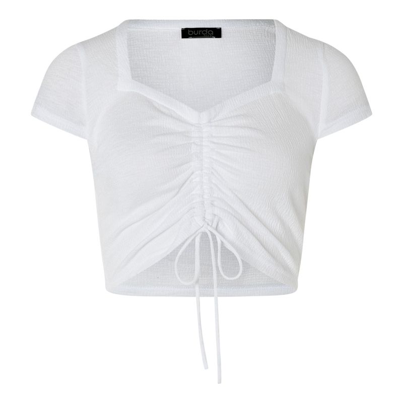 Patron Burda 9214 - Robe et top pour enfants avec détails modernes