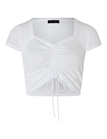 Patron Burda 9214 - Robe et top pour enfants avec détails modernes