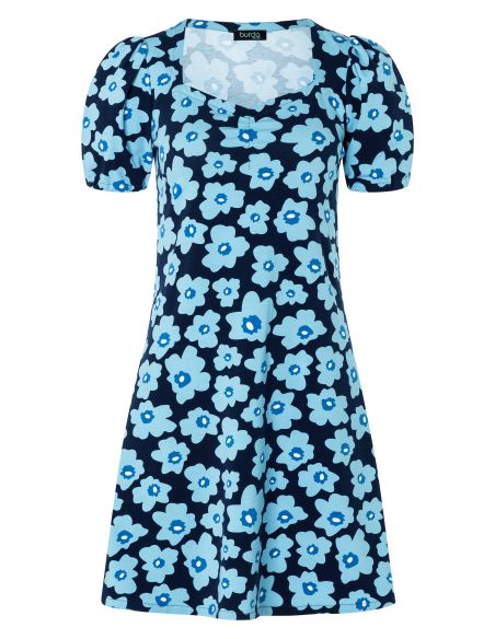 Patron Burda 9214 - Robe et top pour enfants avec détails modernes