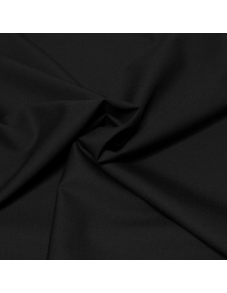 Tissu tailleur 100% laine super 120's - Noir