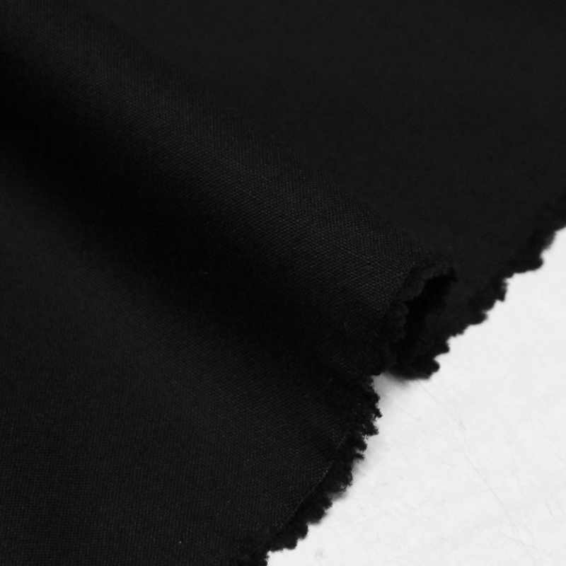 Tissu tailleur 100% laine super 120's - Noir