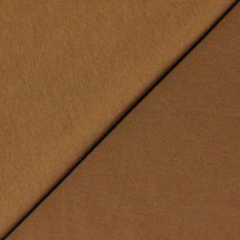 Jersey 100% coton - Noisette