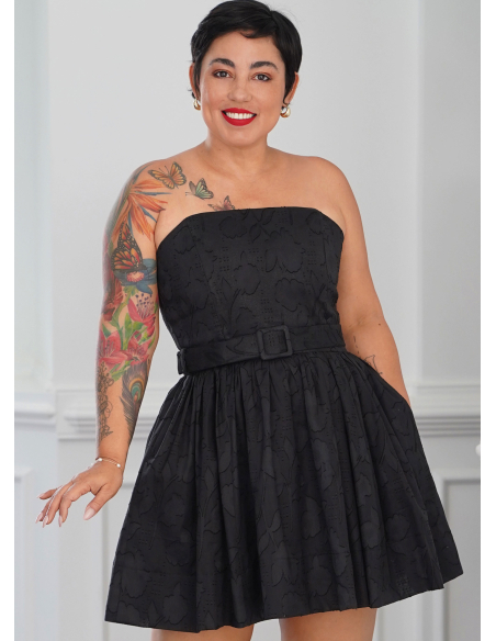 Patron Simplicity 9917.Y5 (46-54) - Robe à jupe ample et ceinture par Mimi G Style