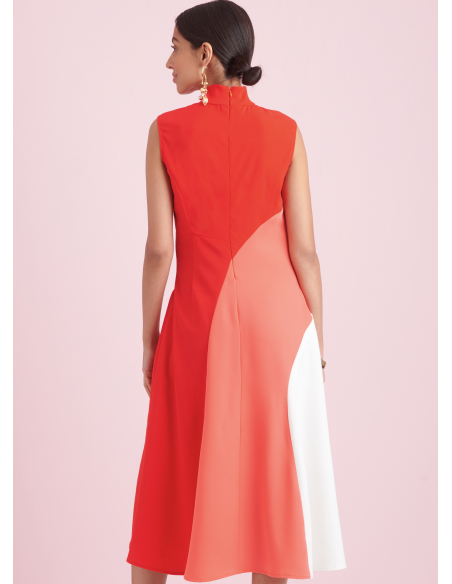 Patron Simplicity 9886.D5 (32-40) - Robe ajustée avec variations de longueur