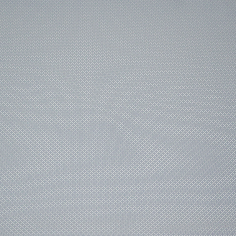 Satin coton & élasthanne - Pointillé blanc fond bleu clair