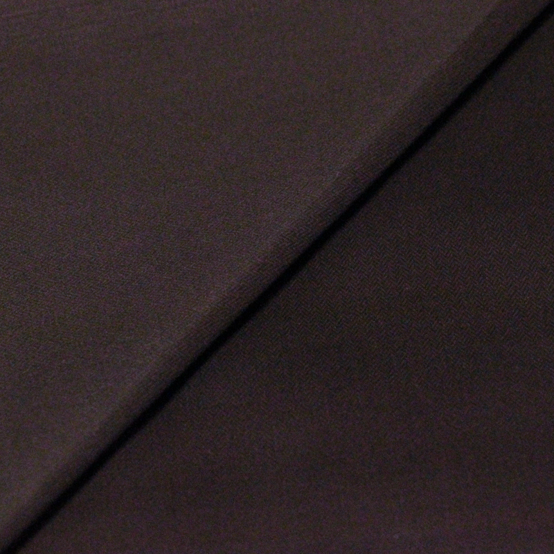 Satin mat coton & élasthanne - Pourpre motif chevron