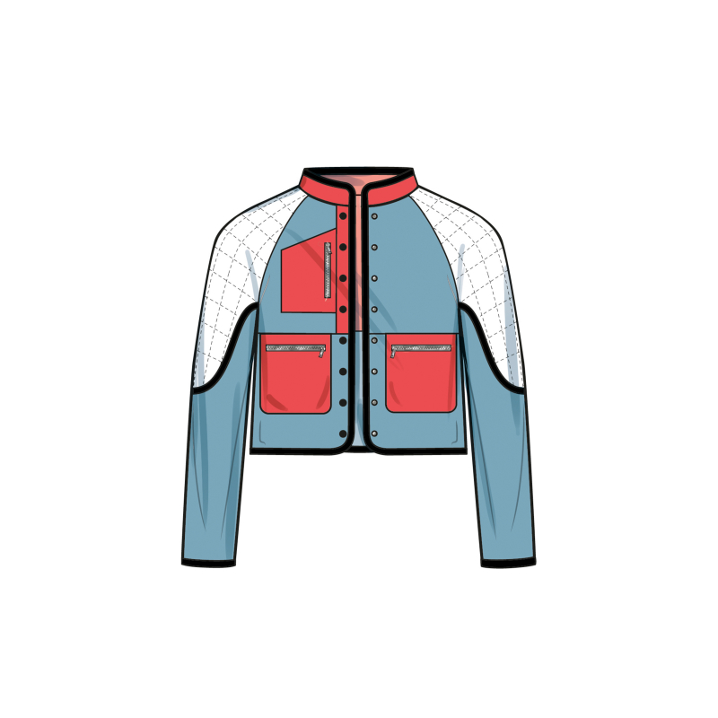 Patron Simplicity 9896.A - Sweat-shirt unisexe à manches raglan