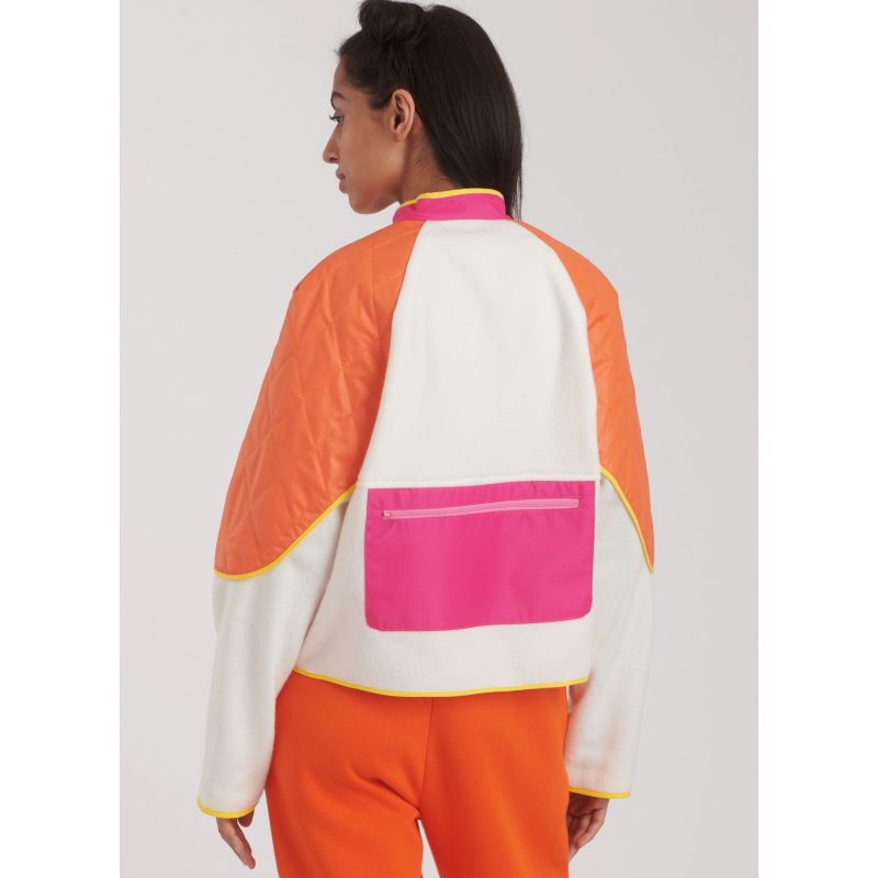 Patron Simplicity 9896.A - Sweat-shirt unisexe à manches raglan