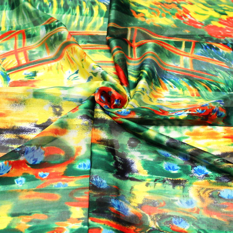 Carré bande satin - 8