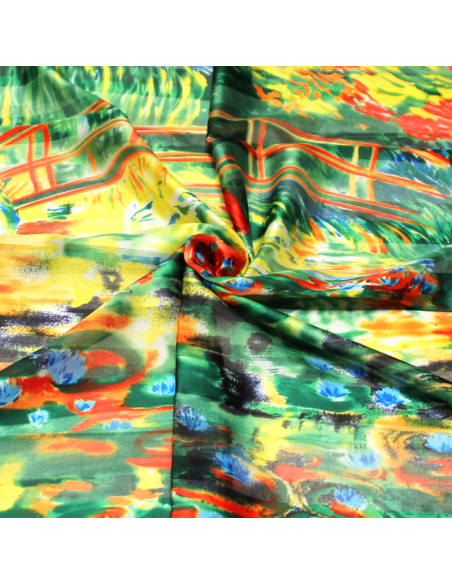 Carré bande satin - 8