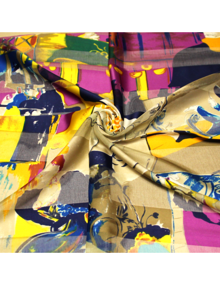 Carré bande satin - 9