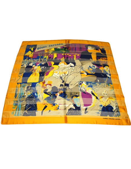 Carré bande satin - 9