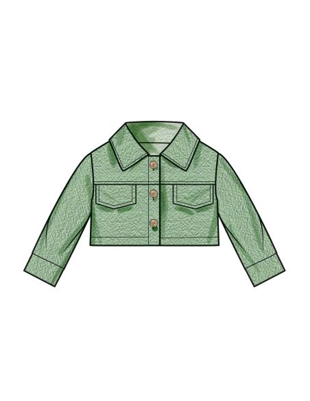 Patron Simplicity 9899.A - Veste en jean et robes à volants pour tout-petits