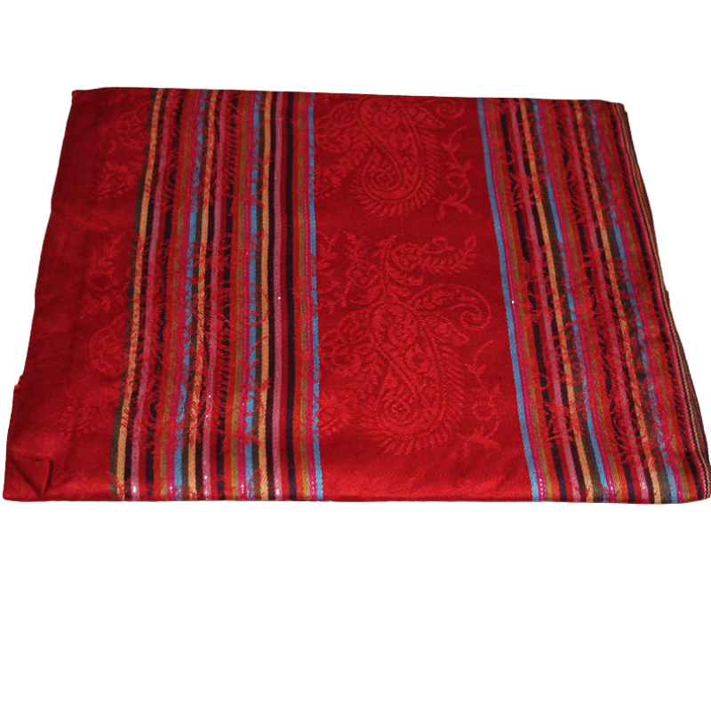 Étole 100% viscose - Jaipur rouge rosé