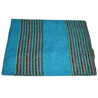Étole 100% viscose - Jaipur turquoise 2