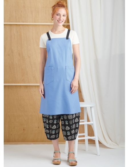 Patron Simplicity 9907.A - Tabliers et pantalons pour femmes par Elaine Heigl Designs