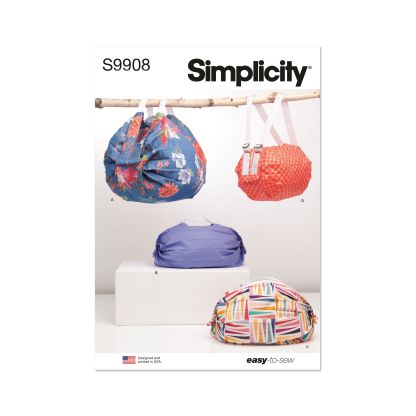Patron Simplicity 9908 - Sac en quatre tailles
