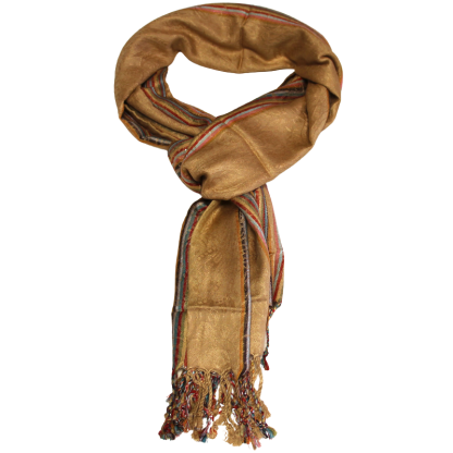 Étole 100% viscose - Jaipur camel