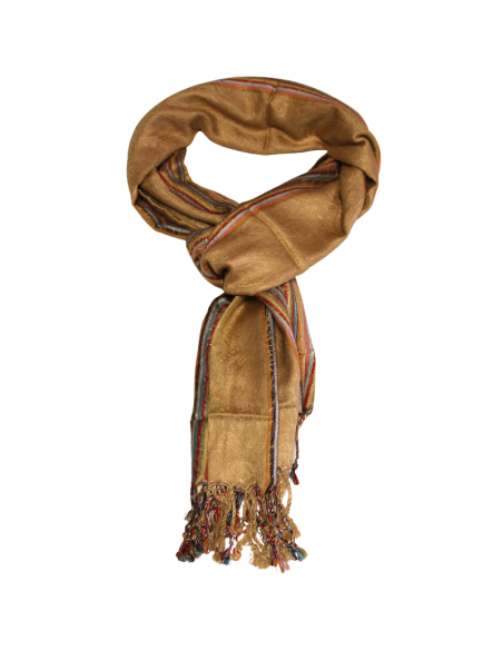 Étole 100% viscose - Jaipur camel