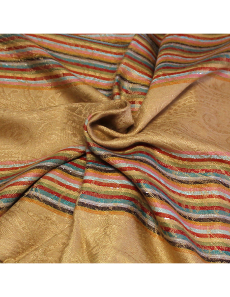 Étole 100% viscose - Jaipur camel