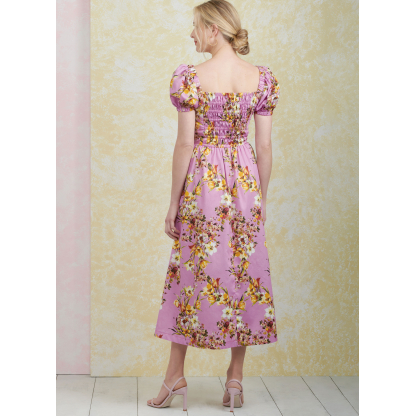 Patron Simplicity 9918.P5 (40-48) - Robe à encolure cœur avec variations de manches et de longueur 2