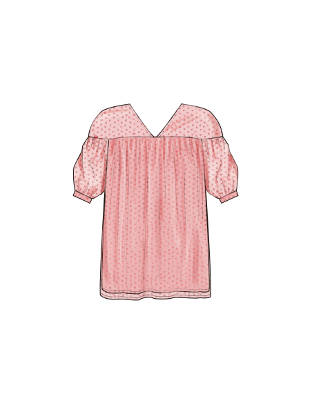 Patron Simplicity 9921.K5 (36-44) - Haut décontracté avec variations de manches