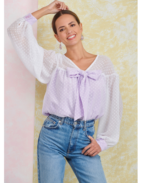 Patron Simplicity 9921.K5 (36-44) - Haut décontracté avec variations de manches