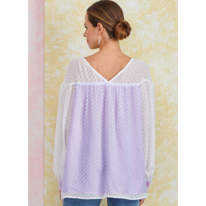 Patron Simplicity 9921.K5 (36-44) - Haut décontracté avec variations de manches